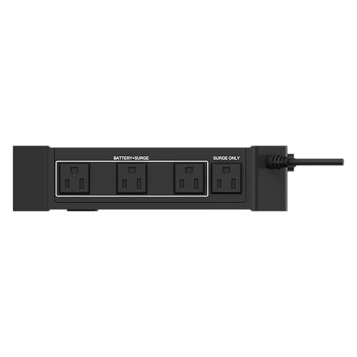 Image of Vertiv Liebert PowerUPS 100 Lithium Ion UPS, PUL-350LVT, 350VA /210W 120V Standby Power, 4 Outlets, Battery Backup with Surge Protection, Energy Star Certified, 5 Year Warranty, Wall Mountable