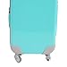 Fashion Doll Suitcase Travel Case Trunk for 18 Inch Doll Gift, Green