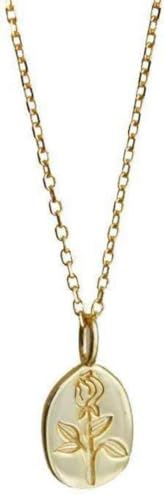 Collier chaîne rose en or finition raffinée de tempérament français pour femme