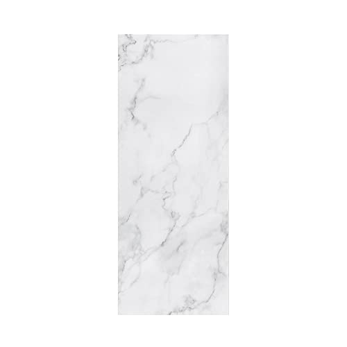 Ove Decors Arroyo 60 X 32 In. Solid Surface Corner Shower Wall, In Carrara Finish #TOP7