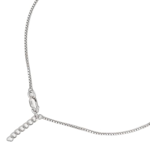 Image of ZAVYA 925 Sterling Silver Cubic Zirconia Infinity Rhodium Plating Chain Anklet (Single) | Gift for Women & Girls | 1 Year Plating Warranty
