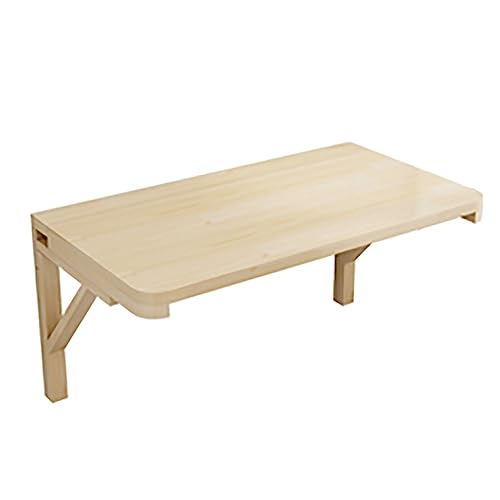 Table murale pliable gain de place pour ordinateur portable et repas quotidiens