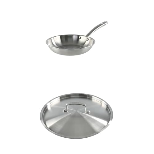 KAMBERG Sauteuse 24 cm, acier inoxydable triply, couvercle inclus