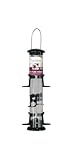 Woodlink Inch NATUBE12 Audubon Plastic 6 Port Seed Tube Feeder, Green, 15-I, Beige