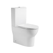BAIKAL Inodoro de Cerámica T2. WC Compacto a Suelo…