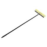 Homoyoyo Spazzolone per Pavimenti, Scopa a Spinta per Esterni, Manico Lungo 80cm, Pp, ad Alta Resistenza, per Pavimenti e Cemento, per Strade e Marciapiedi