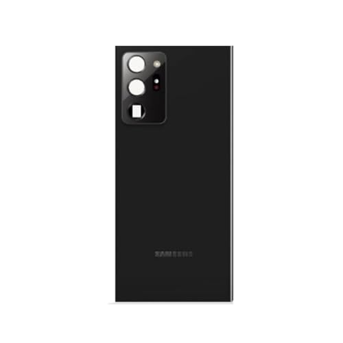 Globalstock Vitre Arrière Couvercle Batterie Remplacement avec Lentille de Caméra pour Samsung Galaxy Note 20 Ultra Noir/Bronze/Blanc + adhésif et Kit Outils (Noir)