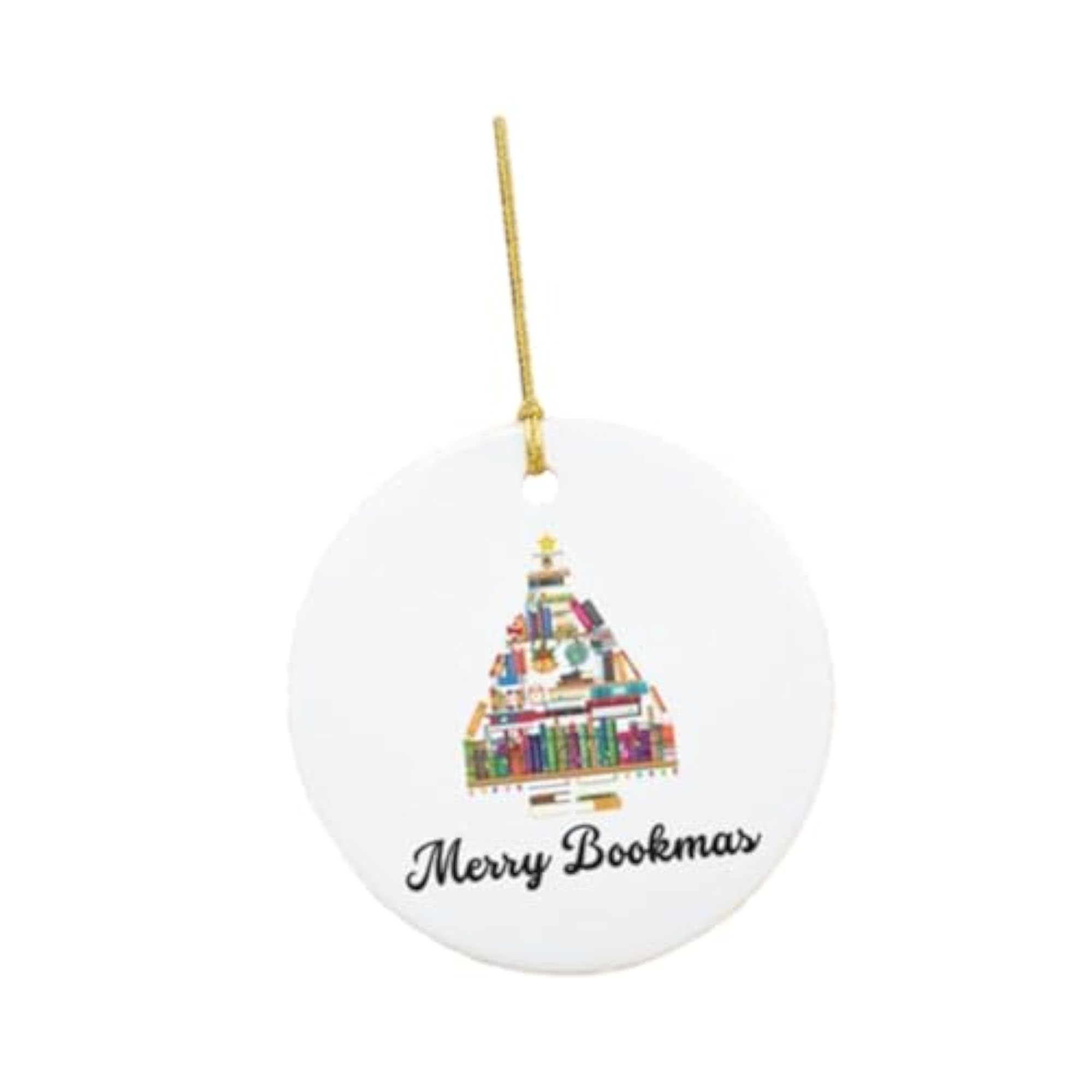 Christmas Tree Decoration Book Lovers Gift for Office Festivals