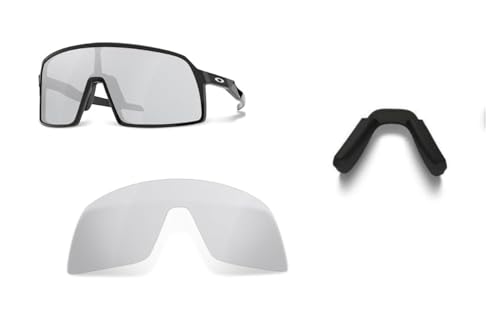 Verres de rechange Oakley Sutro transparents et pont de nez Medio