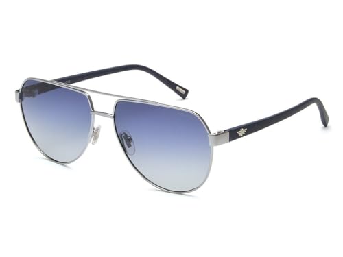 Image of POLICE Polarized Gradient 100% UV Protected Sunglasses | Men | Full Rim | Pilot |