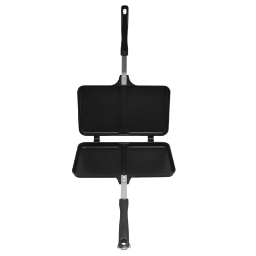 Sartén para sándwich doble de aluminio Socobeta 9,6x6,3 pulgadas 7