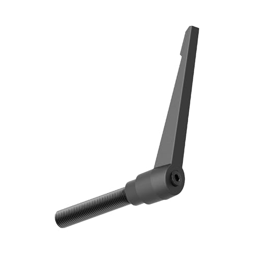 Image of 2PCS Clamping Lever Handles, M8 x 80mm Male Thread, Adjustable Quick Release Locking Rotating Screw Bolt Stud Knobs Apply for Lathe Machinery, Black