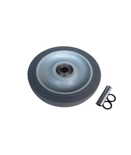 Roulette 5 pouces TPR anti-bruit pour supprimer les vibrations du chariot