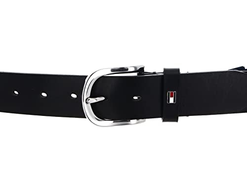 Tommy Hilfiger Femme Ceinture, Noir, 75 cm