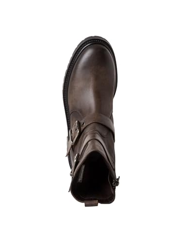 Tamaris Damen Stiefelette Leder bequem; CIGAR, EU 39 – Ansicht 2
