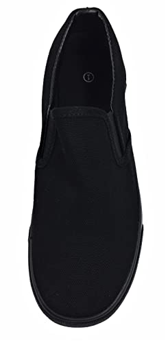 Kid's Classic Slip On Canvas Sneaker Skater Shoes3