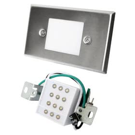 Elco Lighting Elst76N 12V Led Mini Step Light With Smooth White Acrylic Lens #TOP1