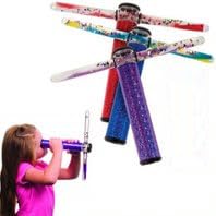Star Magic Glitter Wand Kaleidoscope - 9 Inch Continuous Movement, Glitter Filled Wand in Gift Box (Blue)