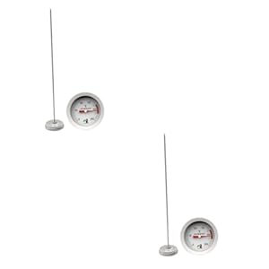 TOPBATHY 2 Stuks snoep siroop temperatuur detector tool Roestvrijstalen thermometer Suikerthermometer siroop thermometer snoep thermometer koken jam thermometer kookthermometer huishouden