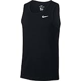 Dri-fit Technology NIKE M Nk Dry Tank Dfc Solid Camiseta sin Mangas, Hombre, Black/(White), XL-T