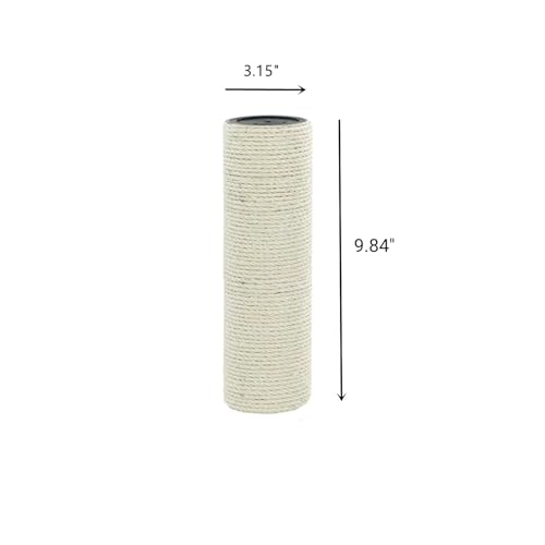 Repuestos para rascador de gato 2 piezas poste 9.84 pulg miniatura 2