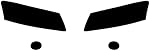 Rvinyl Rtint Headlight Tint Covers Compatible with Audi A5 2008-2012- Smoke