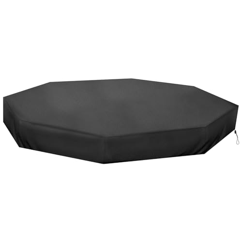 Octagon Sandbox Cover,Garden Outdoor Octagon Sand Box Cover with Drawstring Suitable for Children's Sandbox Protection