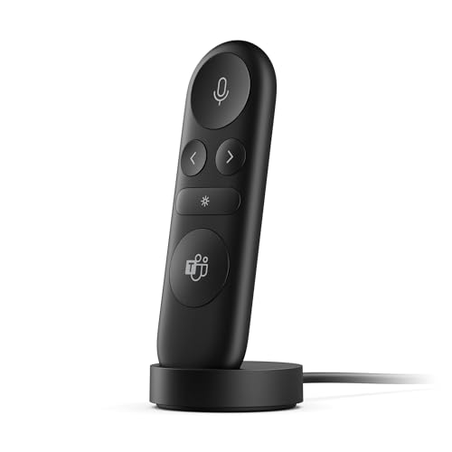 Microsoft Presenter+ (2022), Wireless and Bluetooth Presentation Clicker for PowerPoint, Advanced Built-in Features, Black Color - image 9