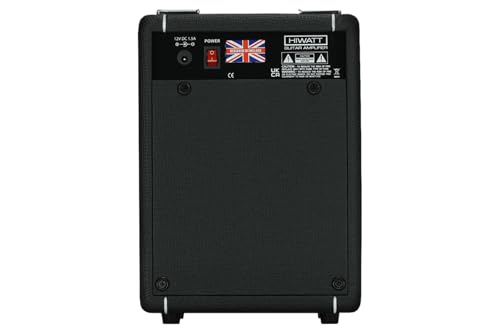 Hiwatt - London 12 Amplificador Combo para Guitarra 12 W, 1 Canal, Bluetooth, Salida de Auriculares de 3,5 mm, Entrada AUX, Controles de Volumen, Gain, Agudos y Graves, Negro - imagen 3