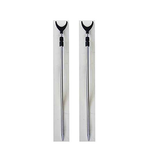 Picchetto Reggi Canna Poggia Canne Forcella Kit 2 Puntali Pesca