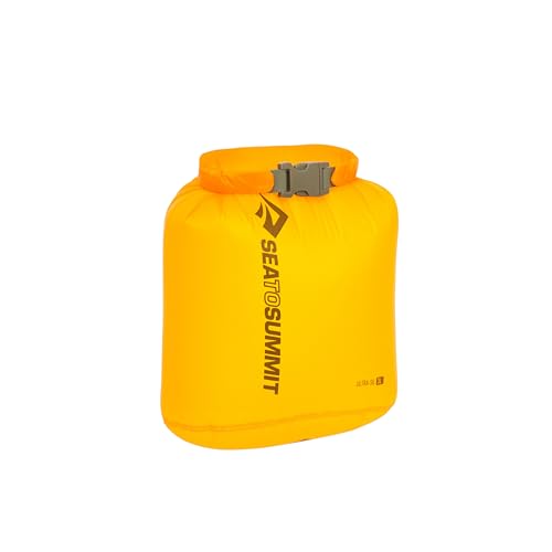Sea to Summit - Ultra-SIL Dry Bag XS 3L - wasserdichte Aufbewahrung - Rollverschluss & Patentierte Field Repair-Schnalle - Ultra-SIL-Gewebe - Wandern - 17.1 x 14 x 20.7cm - Zinnia Yellow - 30g
