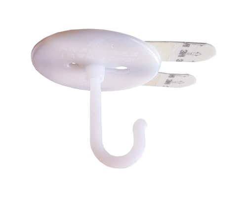 MOSQUITOHOUSE. Ganchos con tiras adhesivas resistentes para mosquiteras de viaje. Usos varios. (2)