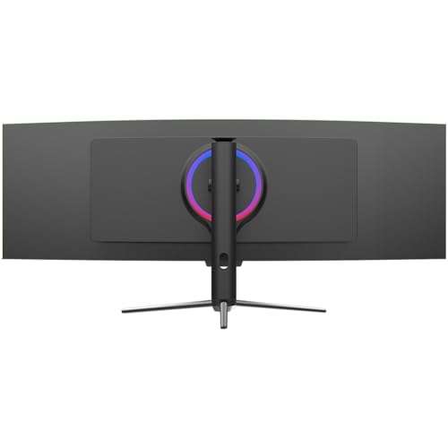 Image of GAMEPOWER DQ49 inch Curved Ultrawide Gaming Monitor, 1Ms, 120Hz Refresh Rate, 32:9, DQHD, 5K 5120x1440p, R1800, 99% sRGB, HDR400, DisplayPort, HDMI, FreeSync, Gsync, Height - Tilt Adjustable