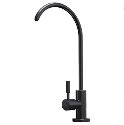 Robinet de cuisine à colonne en acier brossé pour osmoseur