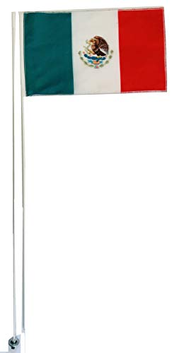 JLP 2 Part 7 Ft Tall 1/4 In Pole Whip Glamis Dune Flag Mexico
