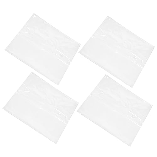 MARMERDO 4 St Foderjäsningspåse Foderförvaringspåse Hinkpåse Vetepåse Foderpåsar Bönförpackningspåse Foderpåse Bonde Bryggpåse Anaerob Väska Bondväska Förvaringsställ Plast Utfodra Vit