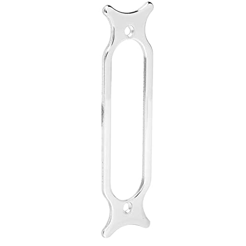 Generic ピックギターピックアップリングアクセサリー,新品 高品質 アイアン素材,耐久性 長寿命,精密加工に,ピックアップに完璧なフィット,ギターラバーに便利なアクセサリー (銀)