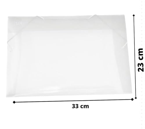 KIT 20 PASTA ABA COM ELASTICO PARA ORGANIZAR DOCUMENTO ESCRITÓRIO