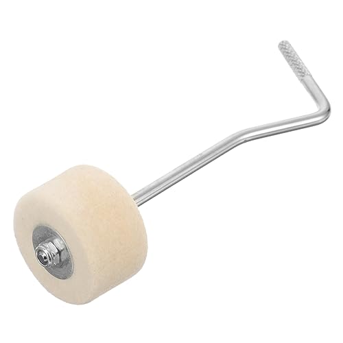 Pedal de golpe para bombo Abaodam en metal y fieltro miniatura 1