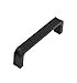 Zinc Alloy Industrial Machinery Automation Equipment Cabinet Door Handle with 100mm Hole Spacing 1Pcs(Matte)