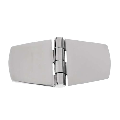 Charnière marine de yacht inox 316 sans trous de vis pour sécuriser les coffres de pont