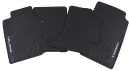 Toyota Genuine Accessories Front and Rear All-Weather Floor Mat - (Black), Set of 4
