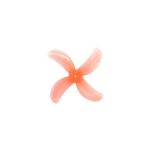 Hélice quadripale 40mm rose 1609-4 en plastique PC renforcé