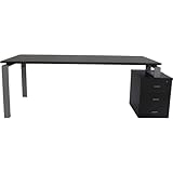 ESCRITORIO CON CAJONERA. Mesa de oficina, Escritorio. Reversible para el lado que más le convenga. Perfecto para el Hogar, Oficina, Despacho.