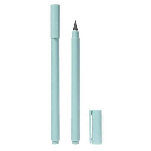 6pc-Fine Art Drawing No Sharpening Graphene Pencil Non-Coring Student Automatic Pencil-Light Green