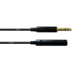 Cordial CFM3VK - Cavo prolunga per cuffie 6.33 mm