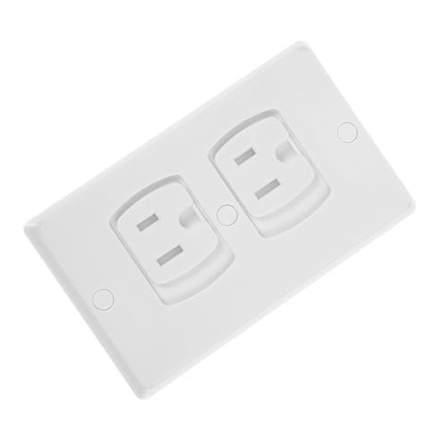 LIFKOME Cubierta de enchufe antichoque eléctrico cubiertas de salida a prueba de bebés muro tapas de enchufes para tomacorrientes tapas de enchufe de pared AbS