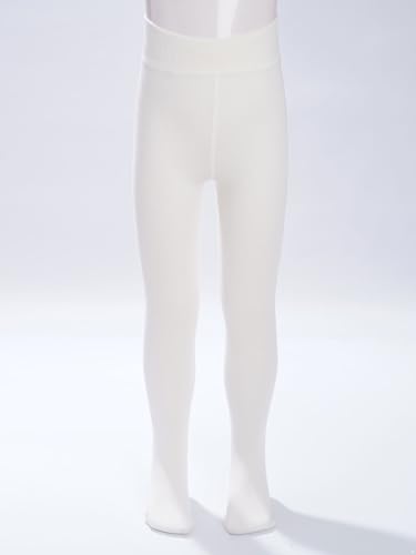 Kids Girls Fleece Lined Tights Knit Pantyhose Cotton Footed Seamless Dance Ballet Leggings Stockings School2