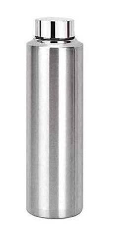 Image of Kalashh Stainless Steel Water Bottle - 900 ML, Fridge Water Bottles, Set of 1, Leak-Proof, Rust-free Steel Bottle, Easy Grip, Easy to Carry, Travel Bottle - Silver