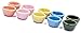 10 Mixed 5 Colour Cearmic Plate Dish Bowl Dollhouse Miniatures Food Kitchen Size M by 1 Shop for You No 36